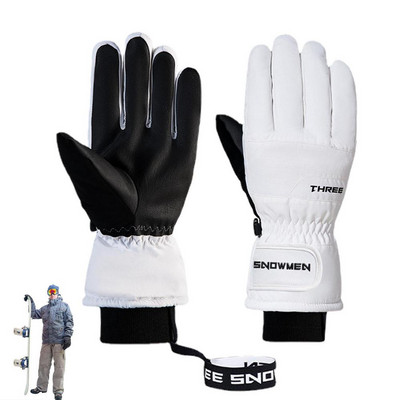 Zimske uniseks skijaške rukavice otporne na hladnoću vodootporne rukavice za zaslon osjetljiv na dodir Motociklističke rukavice za sport na otvorenom Termalna skijaška rukavica za trčanje