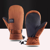 Žiemos šiltos slidinėjimo pirštinės Vyrai Moterys Lauke Neperšlampamas vėjas sustorėjęs jutiklinis ekranas Bėgimas dviratininkai Jojimas snieglenčių pirštinės Sportinės kumštinės pirštinės