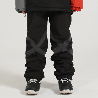 Muškarci Žene Prevelike skijaške hlače Zimske vanjske tople vodootporne vodootporne reflektirajuće hlače za snowboarding Ženske muške skijaške hlače