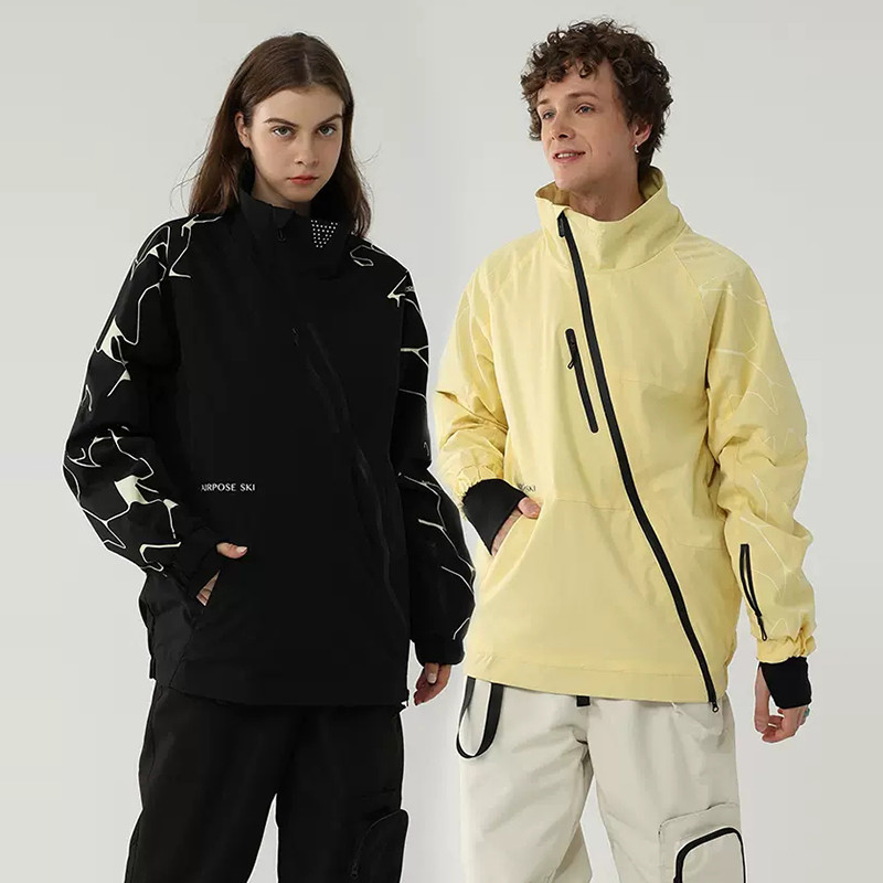 Nova zimska skijaška majica, ženska jakna za skijanje na otvorenom, muško skijaško odijelo, otporna na vjetar, vodootporna, topla odjeća s kapuljačom