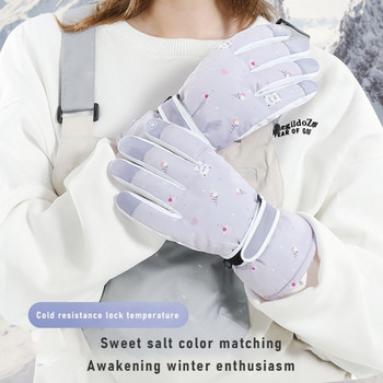 Αδιάβροχα γάντια σκι Winter Warm Thinsulate Snow Gloves TPU Snowboard Gloves for Snowboarding Snowboarding Οθόνη αφής που αναπνέει