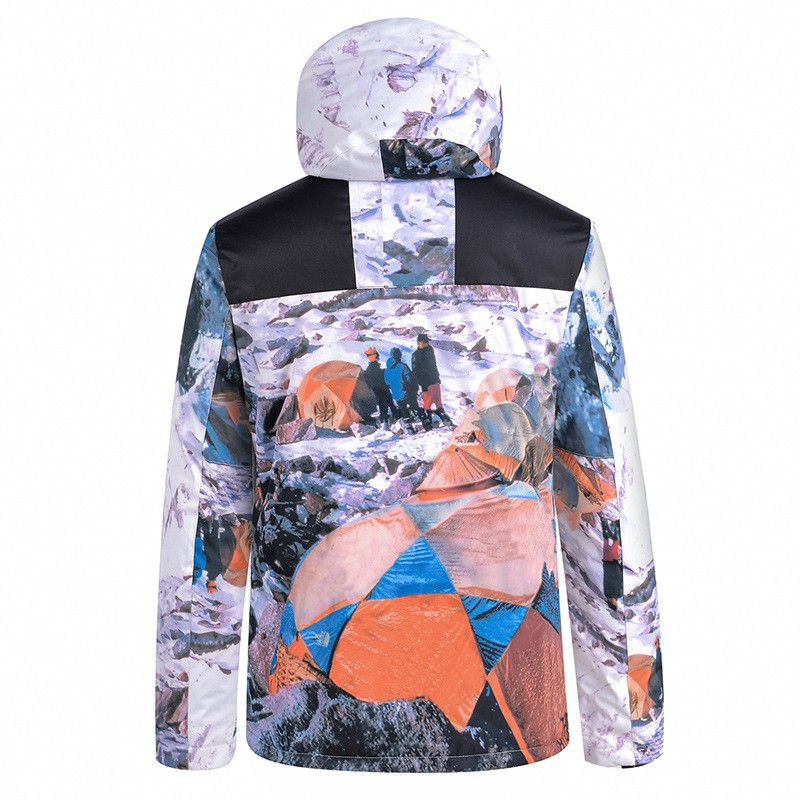 Moteriškos snieglenčių aprangos vyriškos naujos lauko šiltos ir neperšlampamos vėjui kvėpuojančios žieminės slidinėjimo striukės ir kelnių sniego kostiumo rinkiniai