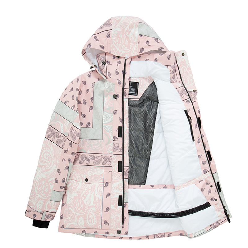 2022 m. nauja viršutinė slidinėjimo striukė Moteriška lauko sportinė snieglenčių striukė Vyriška šilta žieminė apranga Paltas su gobtuvu slidinėjimo kostiumas, atsparus vėjui, atsparus vandeniui