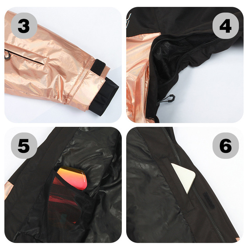 2023 m. žiemos nauja slidinėjimo striukė Vyriška Moteriška viršutinė snieglenčių striukė, šilta, atspari vėjui ir vandeniui, žygio striukės su gobtuvu slidinėjimo kostiumas