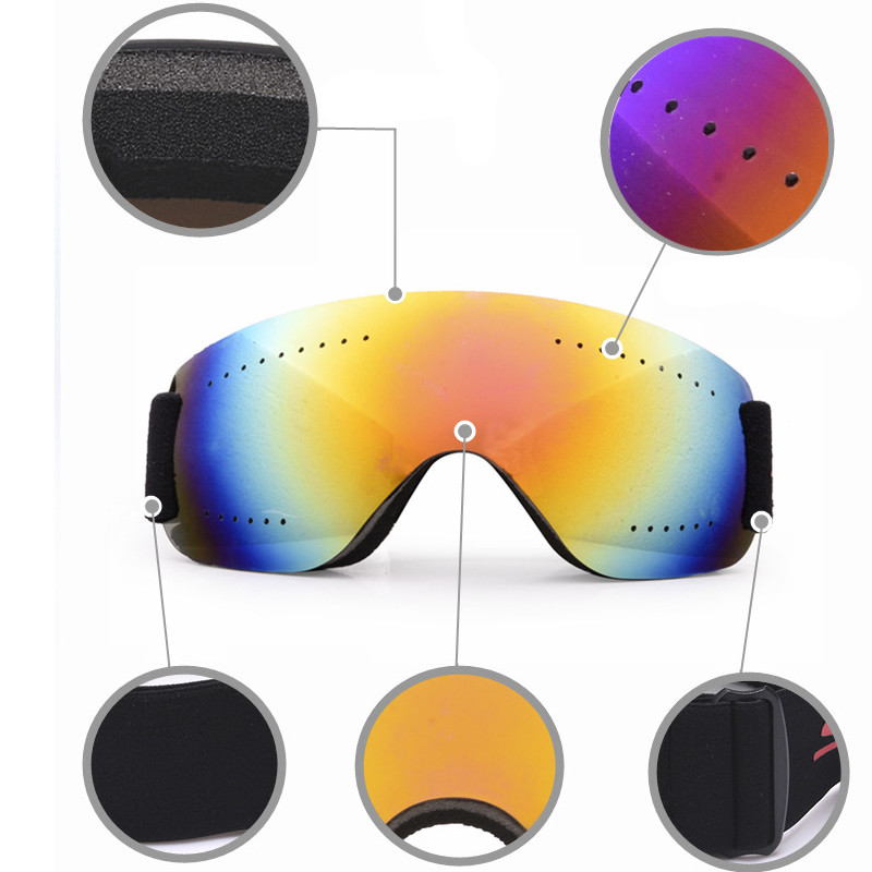 Snowboard szemüveg UV védelem Snowboard Skate Ski szemüveg Szemüveg Maszk Szélálló Szabadtéri Kerékpározás Téli Sportok Síszemüvegek