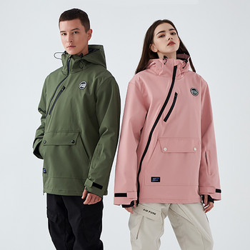 2022 Νέο παλτό Hoodie Μπουφάν για σκι Ανδρικά Γυναικεία Μπουφάν Snowboard για εξωτερικούς χώρους Ζεστές στολές σκι που αναπνέουν Αδιάβροχα χειμωνιάτικα ρούχα