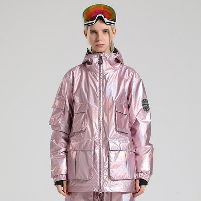 Skijaška jakna Žensko skijaško odijelo Zimska jakna za snijeg Muška jakna za snowboard Vodootporna reflektirajuća skijaška jakna za skijanje na vjetru Ženska skijaška jakna