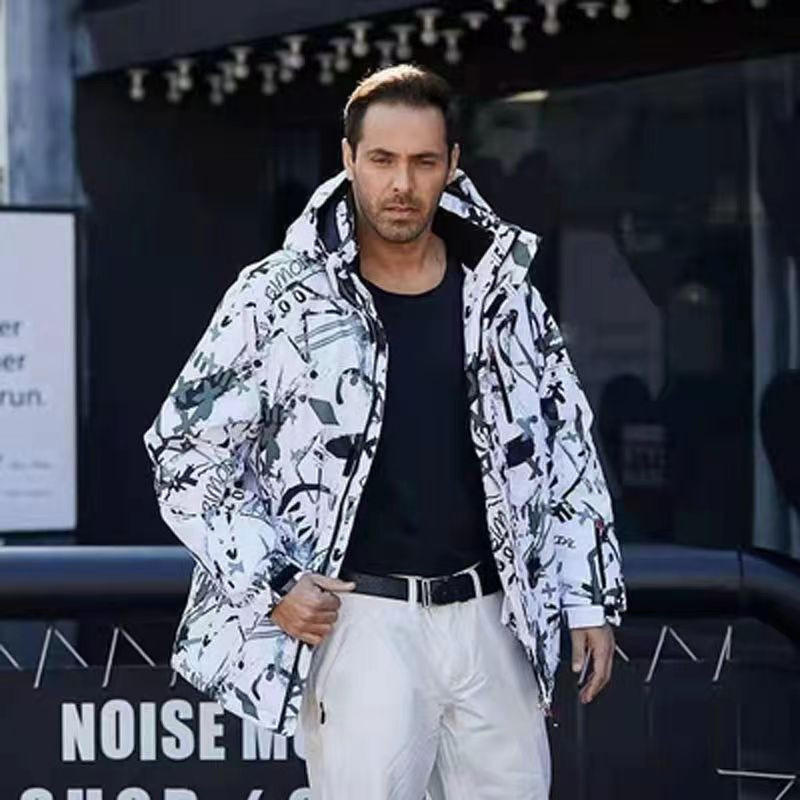 Set de jachete și pantaloni de schi pentru bărbați și femei, 2023, costum de zăpadă, rezistent la vânt, în aer liber, iarnă, pentru snowboard, costume de schi