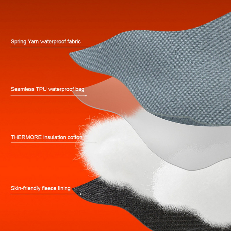 Skijaške rukavice za motocikle Vodootporne termo rukavice od flisa Snowboard Rukavice za motorne sanke Muške zimske rukavice za bicikl na snijegu