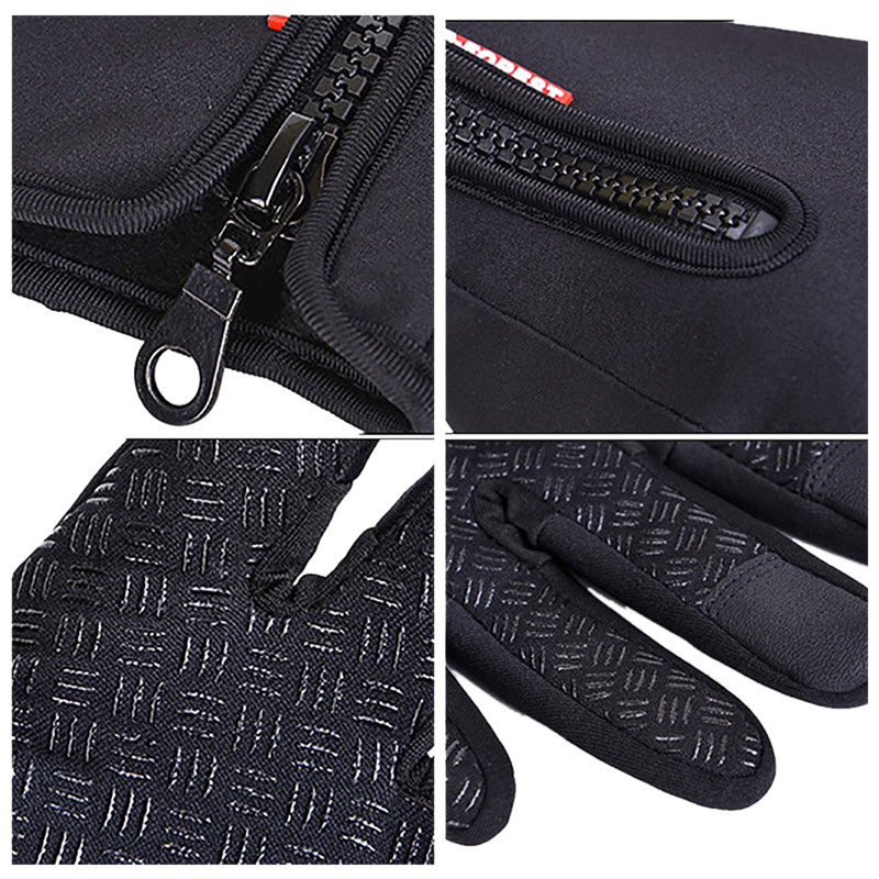 Zimske termalne uniseks dodirne tople rukavice za kampiranje na otvorenom, planinarenje, bicikl, skijaške rukavice, sportske rukavice s punim prstima