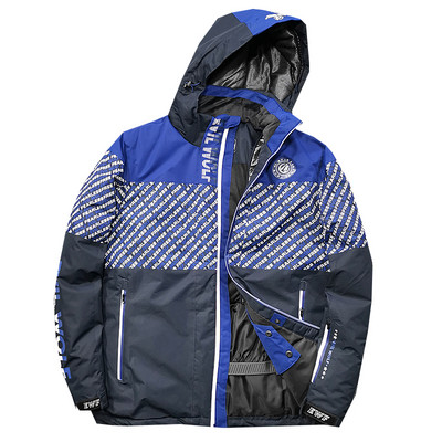 Jachetă de schi pentru femei, iarnă, caldă, rezistentă la vânt, impermeabilă, sport în aer liber, snowboarding, haină de schi, îngroșată, termică, costum de schi, munte