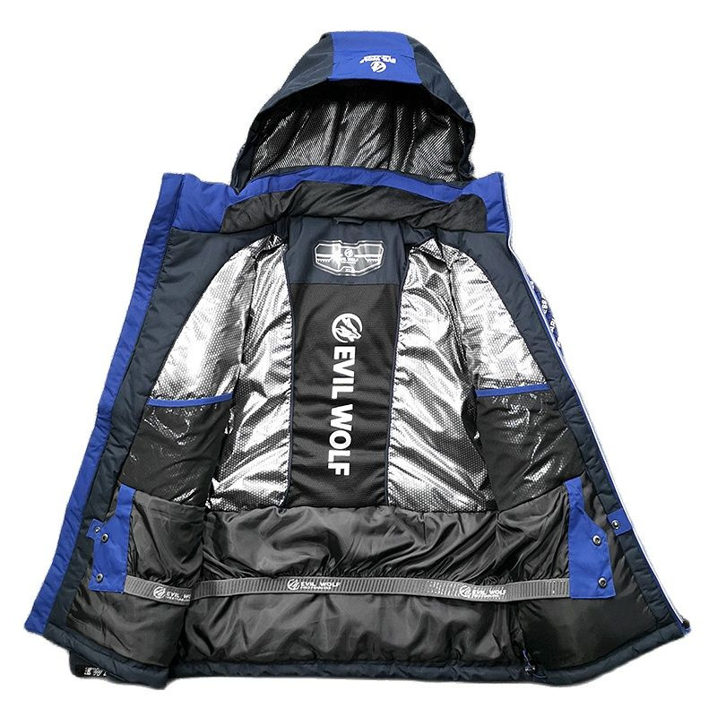 Jachetă de schi pentru femei, iarnă, caldă, rezistentă la vânt, impermeabilă, sport în aer liber, snowboarding, haină de schi, îngroșată, termică, costum de schi, munte