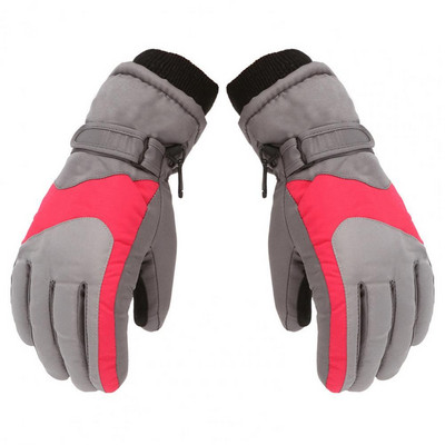 1 pora patvarių vaikiškų žieminių pirštinių Stilingos, labai elastingos, kratinys vaikams šiltos, vandeniui atsparios lauko sporto pirštinės