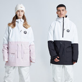 Nauja populiariausia slidinėjimo striukė Moteriška snieglenčių striukė Vyriški sportiniai ilgi viršutiniai drabužiai Slidinėjimo paltai Neperpučiami sportiniai kostiumai Neperšlampami šilti žieminiai drabužiai