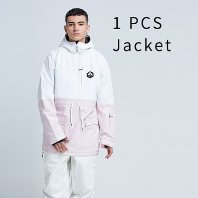 Nauja populiariausia slidinėjimo striukė Moteriška snieglenčių striukė Vyriški sportiniai ilgi viršutiniai drabužiai Slidinėjimo paltai Neperpučiami sportiniai kostiumai Neperšlampami šilti žieminiai drabužiai