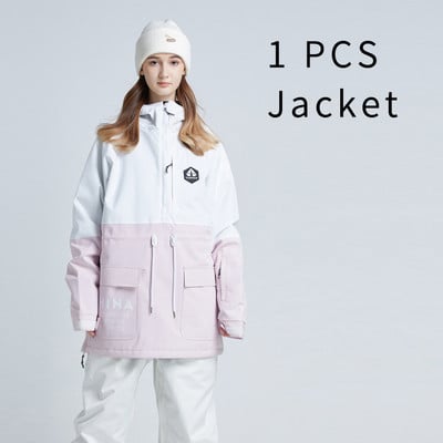 Nauja populiariausia slidinėjimo striukė Moteriška snieglenčių striukė Vyriški sportiniai ilgi viršutiniai drabužiai Slidinėjimo paltai Neperpučiami sportiniai kostiumai Neperšlampami šilti žieminiai drabužiai