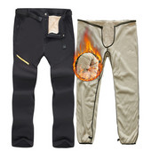 Slidės vyrams žieminės lauko, atsparios vėjui ir vandeniui atsparios snieglentės snieglentei, storos šiltos kelnės vyriškos žygiams pėsčiomis