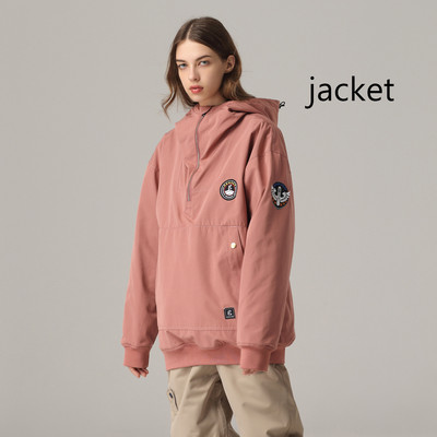 Jachetă de schi de top 2022, pentru femei, bărbați, sport în aer liber, costum de snowboard, rezistent la vânt, impermeabil, haină de iarnă, costum de schi, hanorac cu glugă