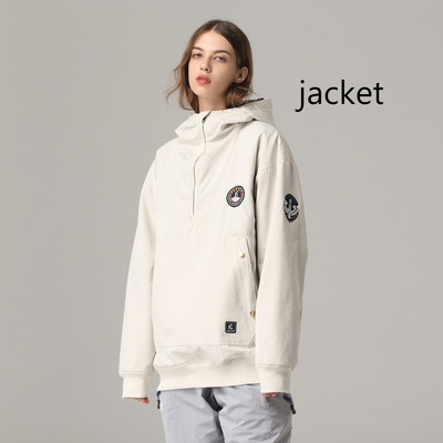 Jachetă de schi de top 2022, pentru femei, bărbați, sport în aer liber, costum de snowboard, rezistent la vânt, impermeabil, haină de iarnă, costum de schi, hanorac cu glugă