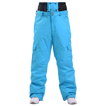 Мъжки панталон за сноуборд с фурнир Зимен външен ветроустойчив водоустойчив панталон за сняг Висока талия По-дебели топли панталони за ски