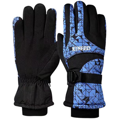 Unisex žieminės dviračių pirštinės, neperšlampamos, atsparios vėjui, šiltos dviračio pirštinės, neslystančios lauke motociklo paspirtukas slidinėjimo dviračiui šiltos pirštinės