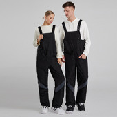 Lauko sportas, moteriškas slidinėjimo kombinezonas, moteriškas vyriškas sniego kombinezonas kalnų moters snieglenčių kostiumas, neperšlampamos žygio kelnės