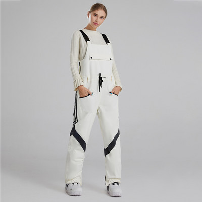 Lauko sportas, moteriškas slidinėjimo kombinezonas, moteriškas vyriškas sniego kombinezonas kalnų moters snieglenčių kostiumas, neperšlampamos žygio kelnės