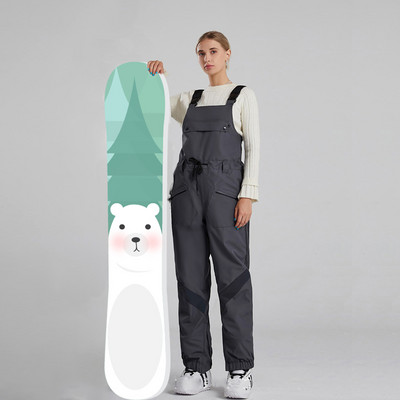 Lauko sportas, moteriškas slidinėjimo kombinezonas, moteriškas vyriškas sniego kombinezonas kalnų moters snieglenčių kostiumas, neperšlampamos žygio kelnės