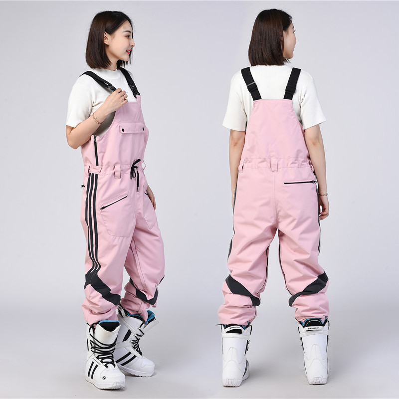Lauko sportas, moteriškas slidinėjimo kombinezonas, moteriškas vyriškas sniego kombinezonas kalnų moters snieglenčių kostiumas, neperšlampamos žygio kelnės