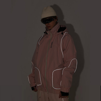 Moteriškas slidinėjimo kostiumas Vyriškas žieminis paltas Snieglentės drabužiai Sniego striukė Vėjui atspari vandeniui šilta slidinėjimo striukės Termo slidinėjimo sportiniai drabužiai