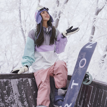Ski Jacket Snowboard Jacket Αδιάβροχο Αντιανεμικό Ανδρικό Γυναικείο Χαλαρό πουλόβερ σκι Εξωτερική χειμερινή στολή για σκι