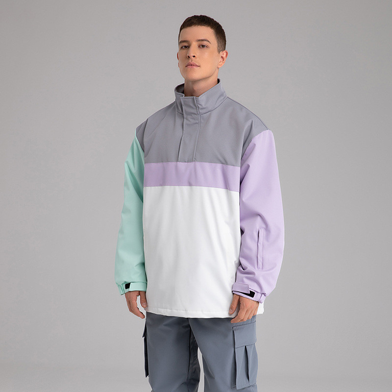 Slidinėjimo striukė Snieglenčių striukė Neperšlampama nuo vėjo Vyrų Moterų spalva Blokuojanti laisva slidinėjimo megztinė Lauko Žiemos Apranga Slidinėjimo kostiumas