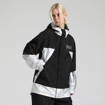 Ανδρικό παλτό για χειμερινό σκι Γυναικείο τζάκετ για σνόουμπορντ Ανδρικό αδιάβροχο αντιανεμικό αναπνεύσιμο ζεστό εξωτερικό φόρμα σκι για ζευγάρια παλτό σκι