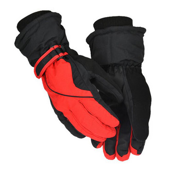 Ανδρικά γυναικεία γάντια σκι Snowmobile μοτοσυκλέτα ιππασίας χειμώνα ζεστά γάντια σκι Αντιανεμικά αδιάβροχα γάντια ποδηλασίας
