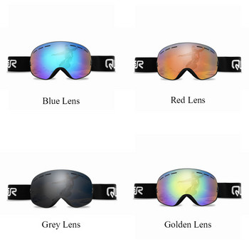 QUISVIKER 2019 двуслойни ски очила против замъгляване ски очила маска мъже жени ски Googles сняг сноуборд слънчеви очила моторни шейни