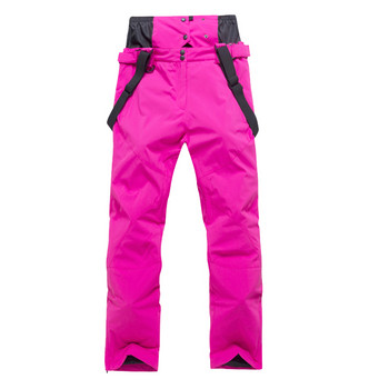 Висококачествени ски панталони Мъжки и дамски ветроустойчиви водоустойчиви топли двойки панталони за сняг Външни зимни ски панталони за сноуборд AL018