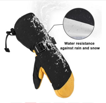 Γάντια σκι Χειμερινά αδιάβροχα Snowboard Snowmobile Σκι Μοτοσικλέτα ιππασίας Ζεστά 3M Ζεστά Γάντια Ανδρικά και Γυναικεία Όλα τα Μεγέθη