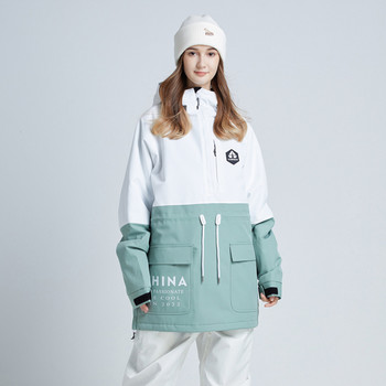 Νέα κορυφαία γυναικεία παλτό σκι Μπουφάν Snowboard Ανδρικά Αθλητικά Μακριά Εξωτερικά Ενδύματα Αντιανεμική Αδιάβροχη φόρμα για ζεστά χειμωνιάτικα ρούχα Μπουφάν σκι
