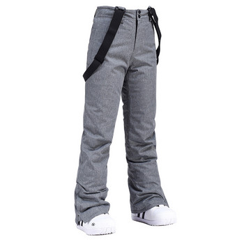 Висококачествени мъжки зимни панталони за сняг Водоустойчиви ветроустойчиви ски панталони Ripstop Долнища за сноуборд Сноуборд панталони Плюс размер AL011