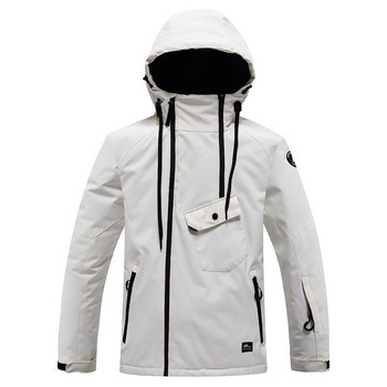 Μπουφάν σκι 2022 Ανδρικά ζεστά ρούχα για χιόνι Γυναικεία αντιανεμικά ρούχα χιονιού για εξωτερικούς χώρους Κορυφαίο αδιάβροχο παλτό Snowboard Χειμερινό μπουφάν για σκι