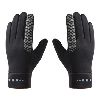 Практични термични ръкавици Водоустойчиви топли ръкавици за колоездене с пълна подплата на пръстите Удобни ръкавици за открито