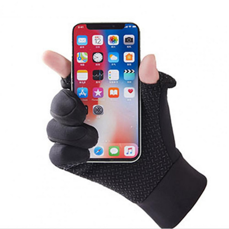 Практични термични ръкавици Водоустойчиви топли ръкавици за колоездене с пълна подплата на пръстите Удобни ръкавици за открито