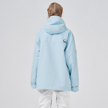 2022 Νέο κορυφαίο γυναικείο μπουφάν για σκι Ανδρικό μπουφάν για σνόουμπορντ για εξωτερικούς χώρους, αντιανεμικό, αδιάβροχο μπουφάν για σκι, χειμερινό παλτό με κουκούλα
