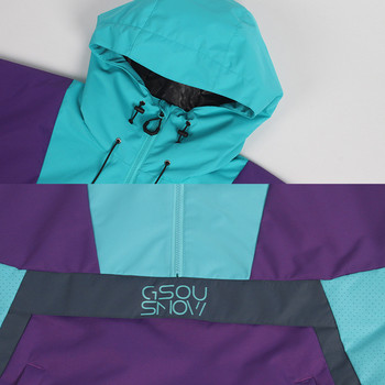 Χειμερινά μπλουζάκια Νέα μπουφάν σκι Hoodie Γυναικεία Ανδρικά Μπουφάν Snowboard για εξωτερικούς χώρους Ρούχα Ζεστές φόρμες για σκι Αντιανεμικό αδιάβροχο παλτό μάτισης