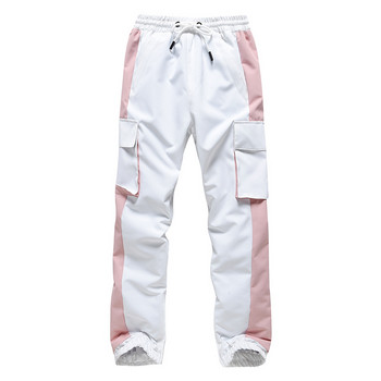 Зимни дамски изолирани панталони за сняг Топли водоустойчиви панталони за ски туризъм Външни ветроустойчиви спортни панталони от руно 5 цвята