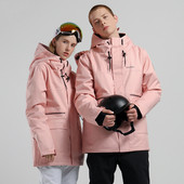 Žieminė slidinėjimo striukė Wemen snieglenčių striukė Vyriška sniego apranga Atspari vandeniui lauko slidinėjimo kombinezonai Slidinėjimo paltas nuo vėjo atsparus slidinėjimo kostiumas