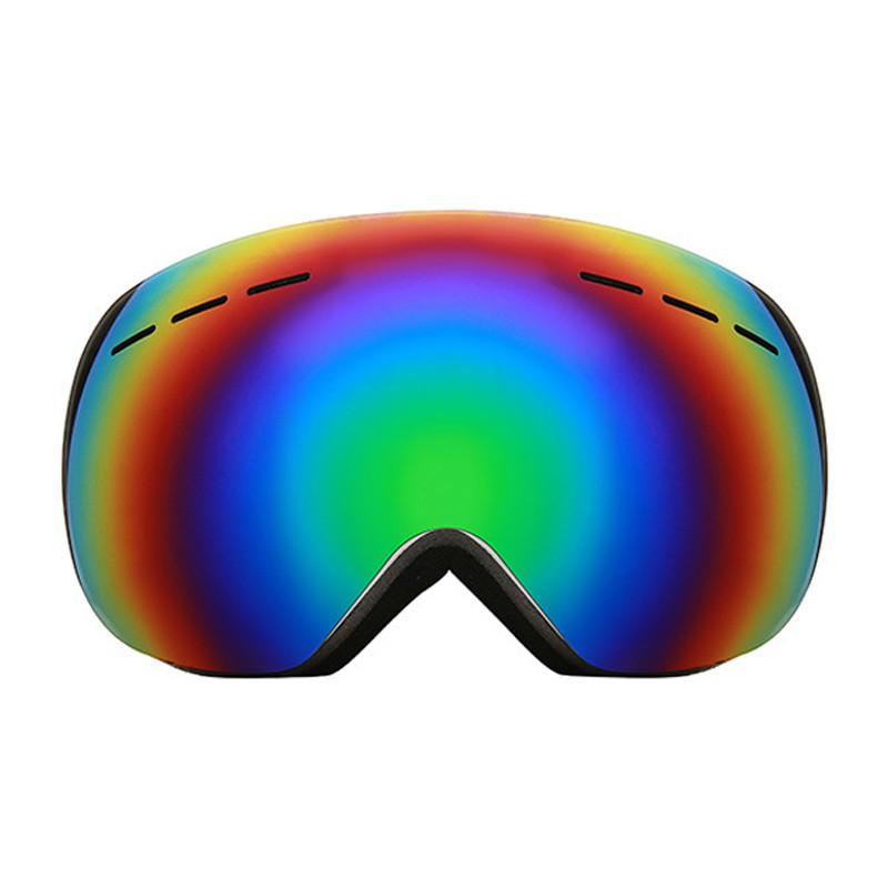 Vėjui atsparūs kvėpuojantys slidinėjimo akiniai Sferiniai plataus matymo snieglenčių slidinėjimo akiniai Žieminiai HD nerasojantys sniego motociklų akiniai