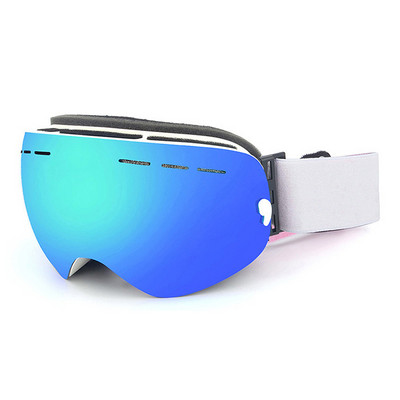 Dvigubi lęšiai nerasojantys slidinėjimo akiniai Sferiniai plataus matymo čiuožimo akiniai, atsparūs vėjui UV400 snieglenčių sniego motociklų akiniai