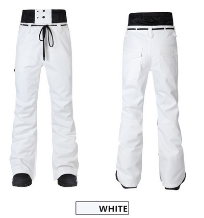 Naujos vyriškos ir moteriškos snieglenčių kelnės Madingos rožinės poros dėvėjimo vandeniui atsparios izoliacijos dėvėjimui atsparios žiemos lauko slidinėjimo kelnės