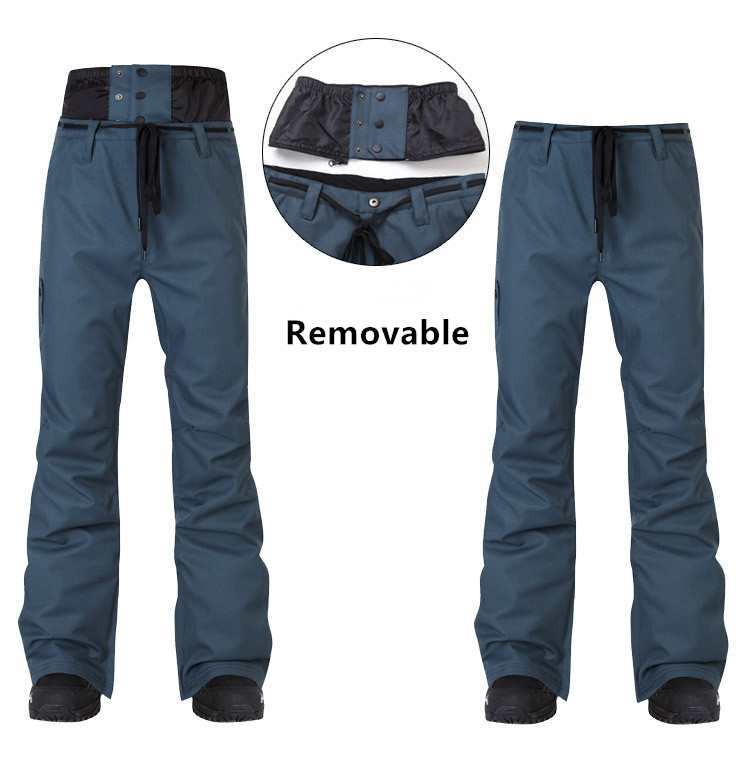 Naujos vyriškos ir moteriškos snieglenčių kelnės Madingos rožinės poros dėvėjimo vandeniui atsparios izoliacijos dėvėjimui atsparios žiemos lauko slidinėjimo kelnės